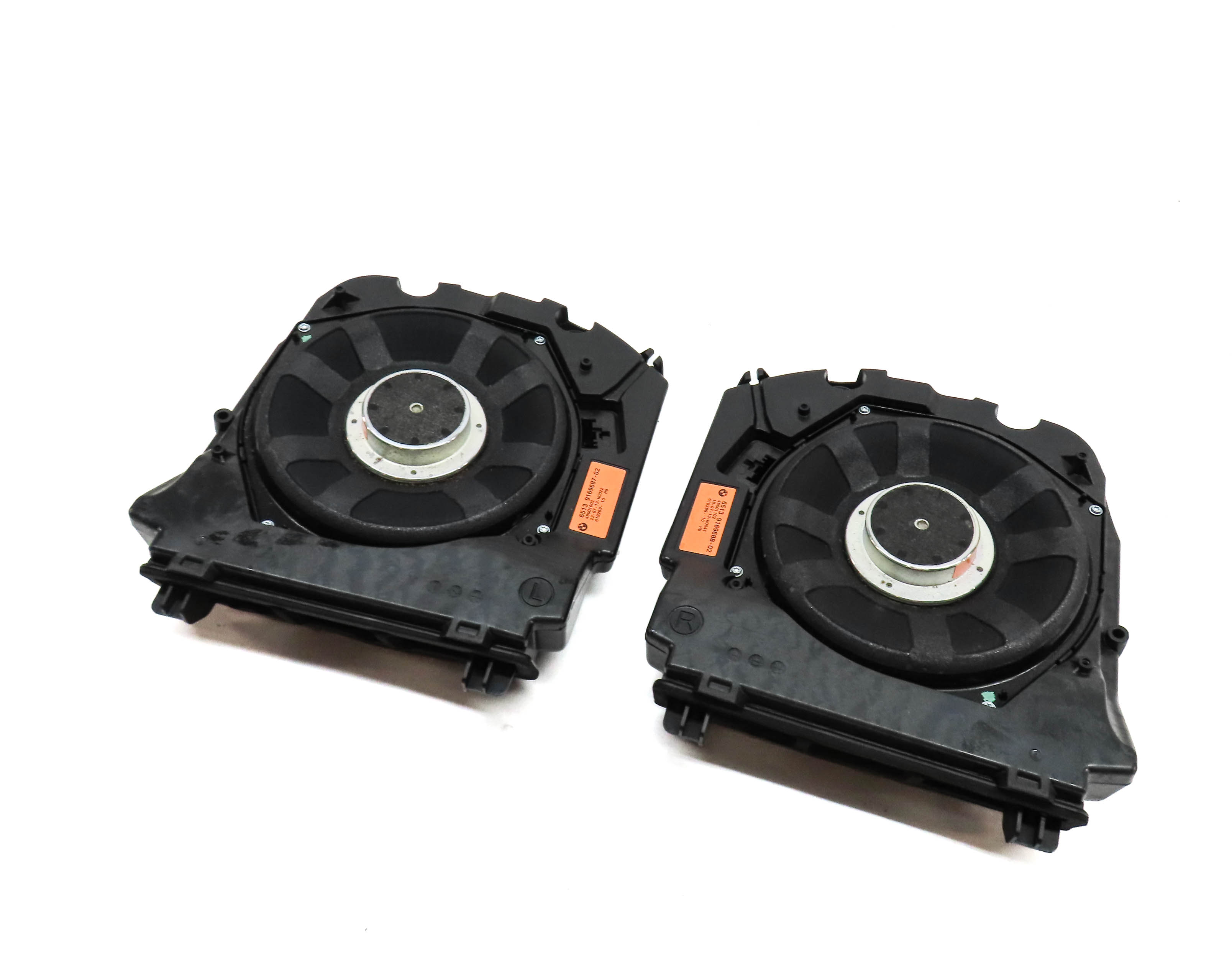 2014 BMW 650i GRAN COUPE (F06) RADIO STEREO SOUND SYSTEM SUBWOOFER SPEAKER SET/2 — exact item pictured
